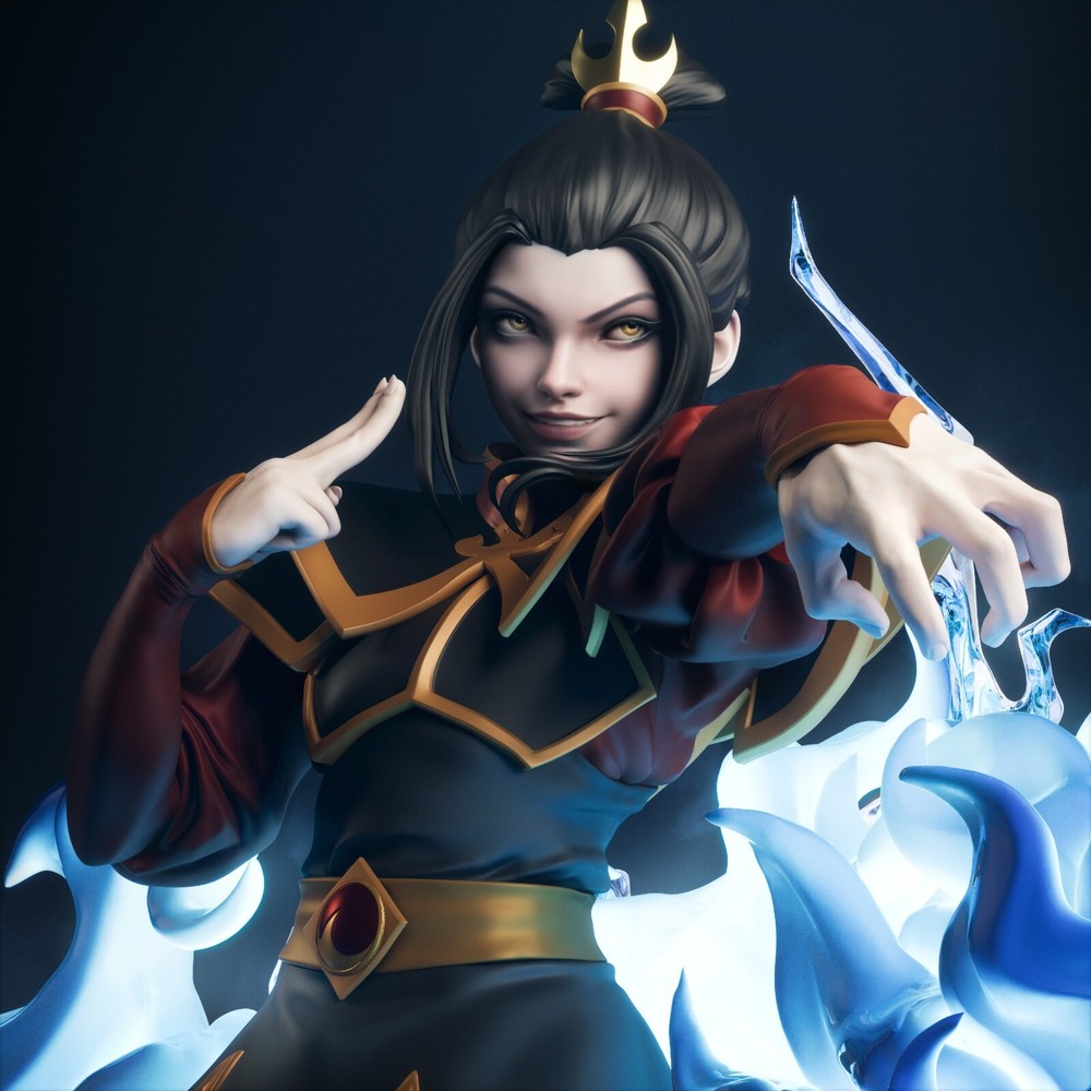 Azula Statue 3D Printed Kit Unpainted/Unassembled