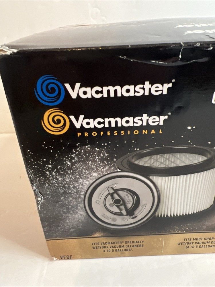 Vacmaster 4-5 Gallon Washable Cartridge Filter & Retainer