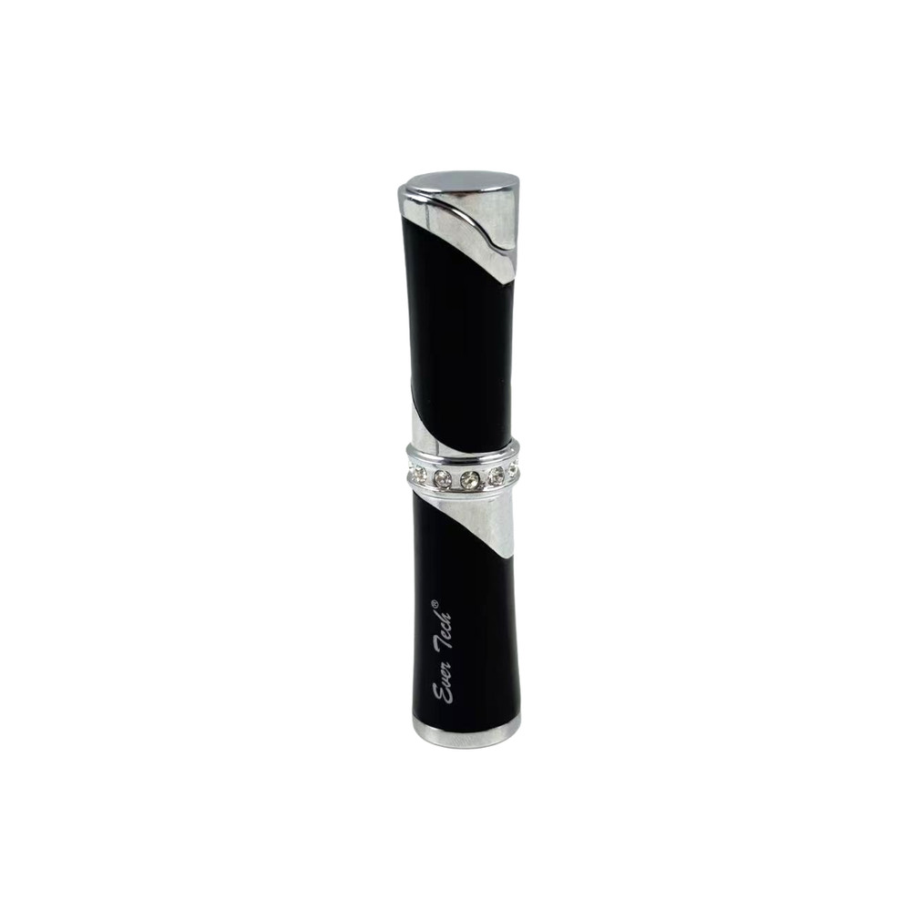 Ever Tech Lipstick Shape Butane Refillable Soft Flame Lighter for Women Gift