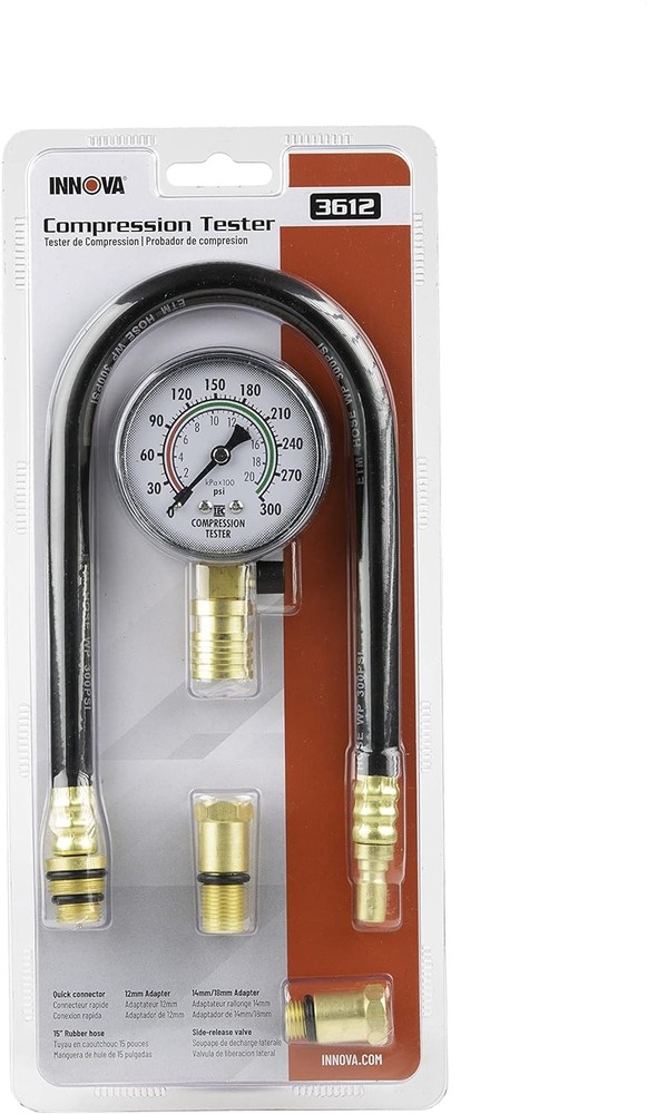 Innova 3612 Compression Tester - 4 Piece Kit