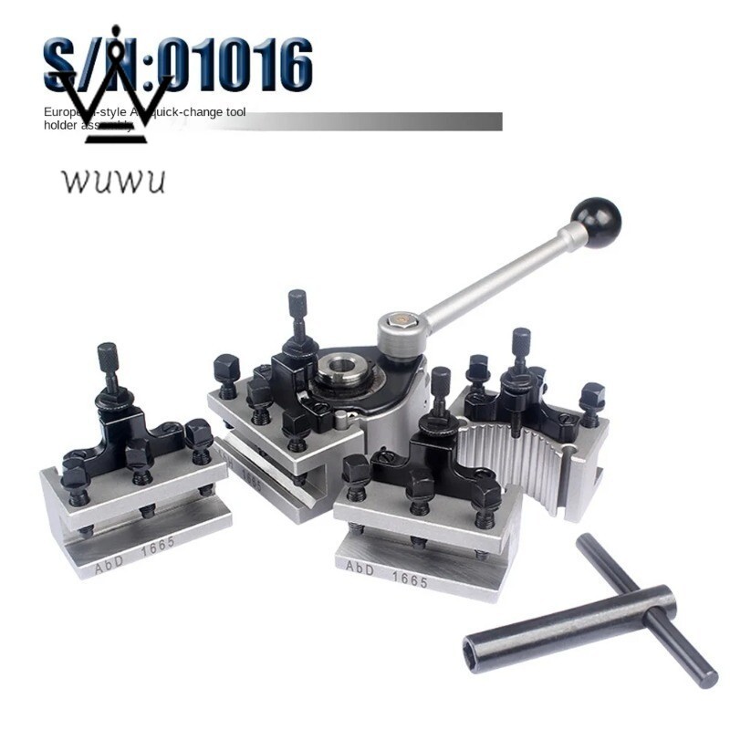 European Style AB Tools Holder Toolpost Set Quick Change Tool Post Lathe Machine