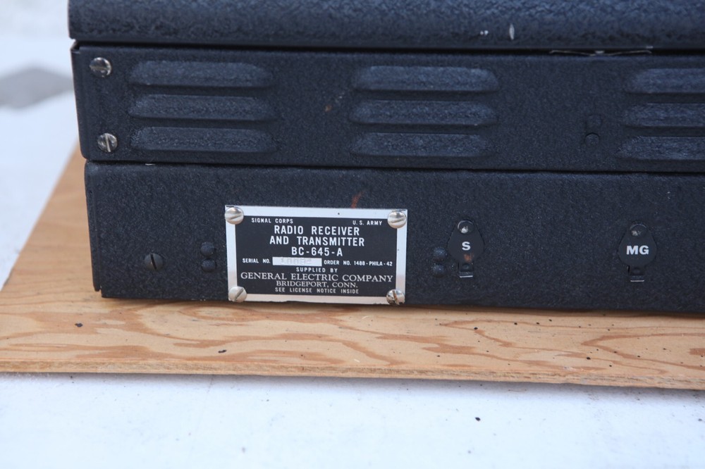 Signal Corps BC-645-A Receiver and Transmitter