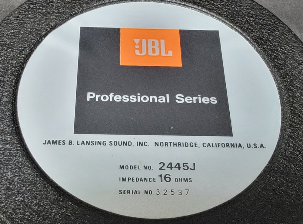 JBL 2445J Horn / High Frequency Driver 16 Ohms 2" Exit