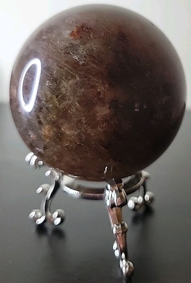 Fire Quartz Crystal Healing Sphere 286 grams