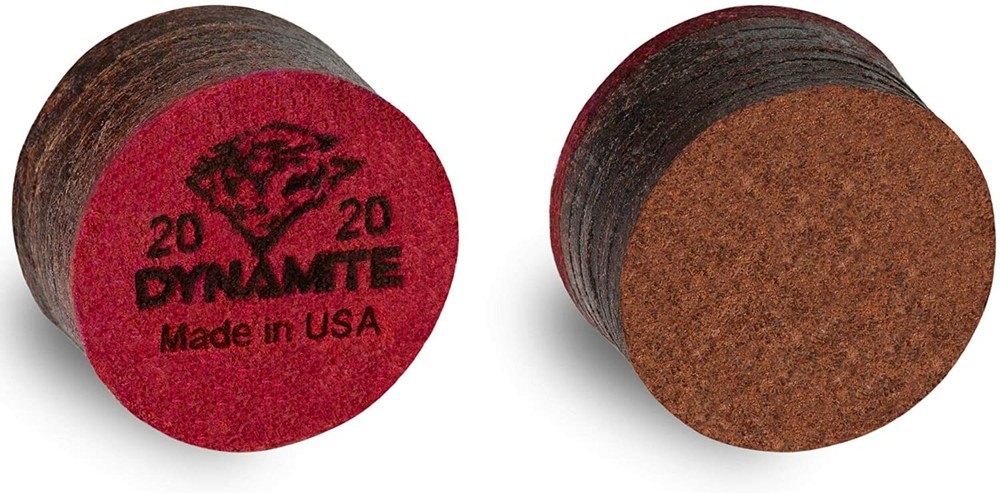 Tiger Dynamite Laminated Billiard Pool CUE TIP 1 piece - 14mm