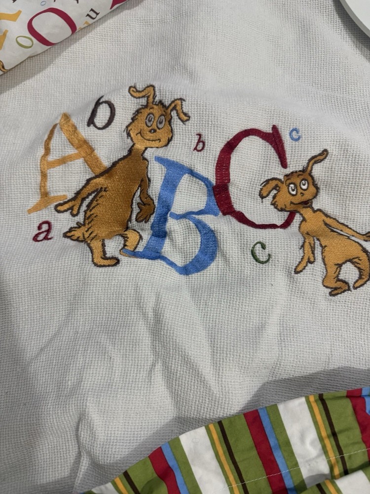 Dr. Seuss Crib Bedding ABC Alphabet & decor