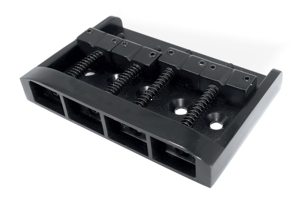 Bass Bridge 57mm 4 String thru bridge Black High Mass 122655BK