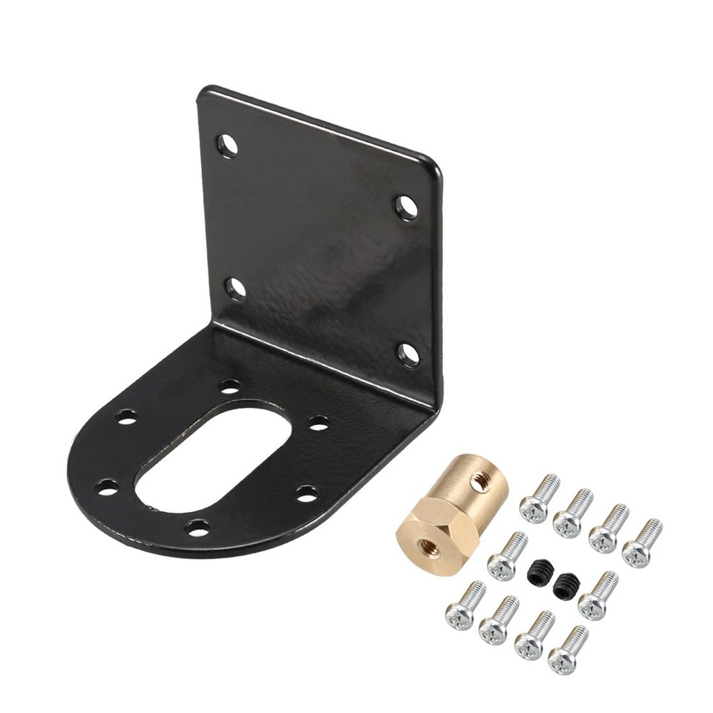GA/GB 37mm diameter DC Geared Motor Mounting Bracket Holder w 6mm Hex Coupling