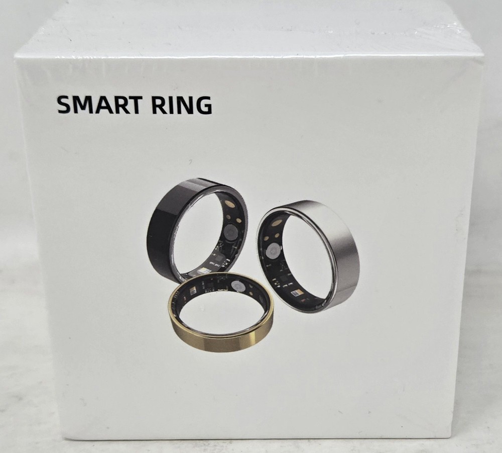 New Smart Ring Size 7 Mens Silver Color Mobile Charging Android Apple Compat