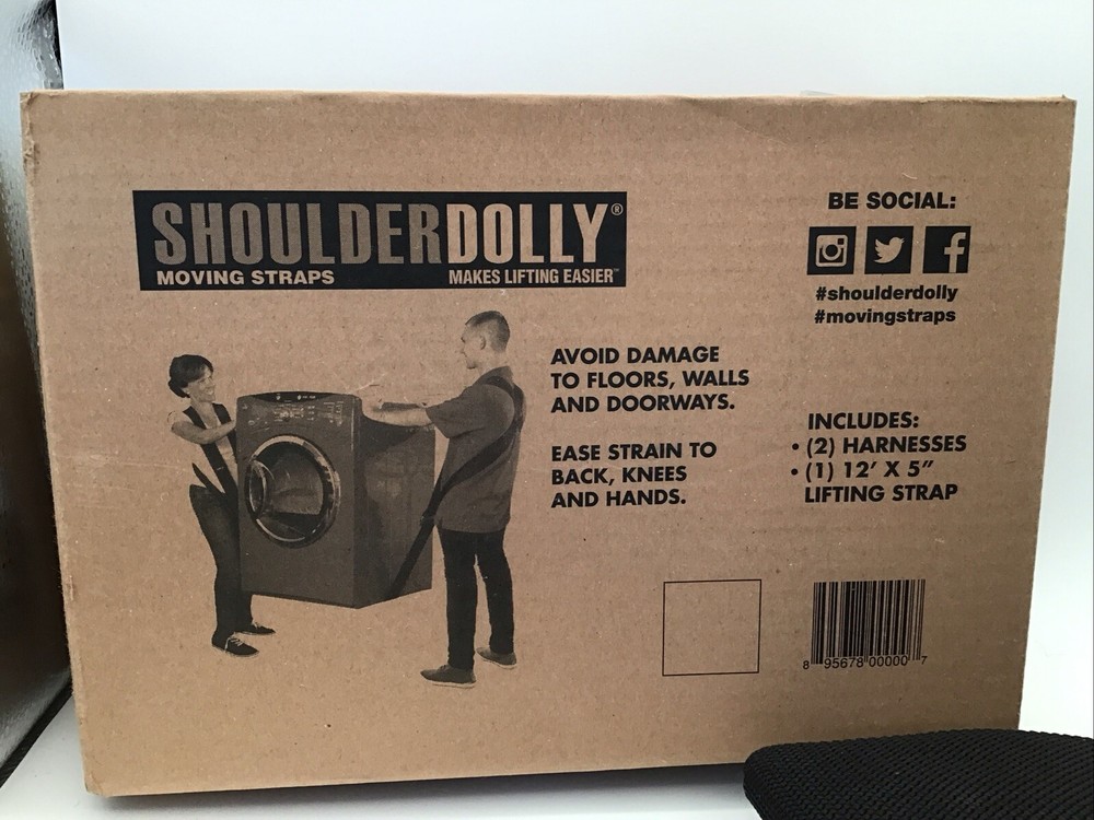 Shoulder Dolly Moving Straps New In Box Lifting Strap Harnesses
