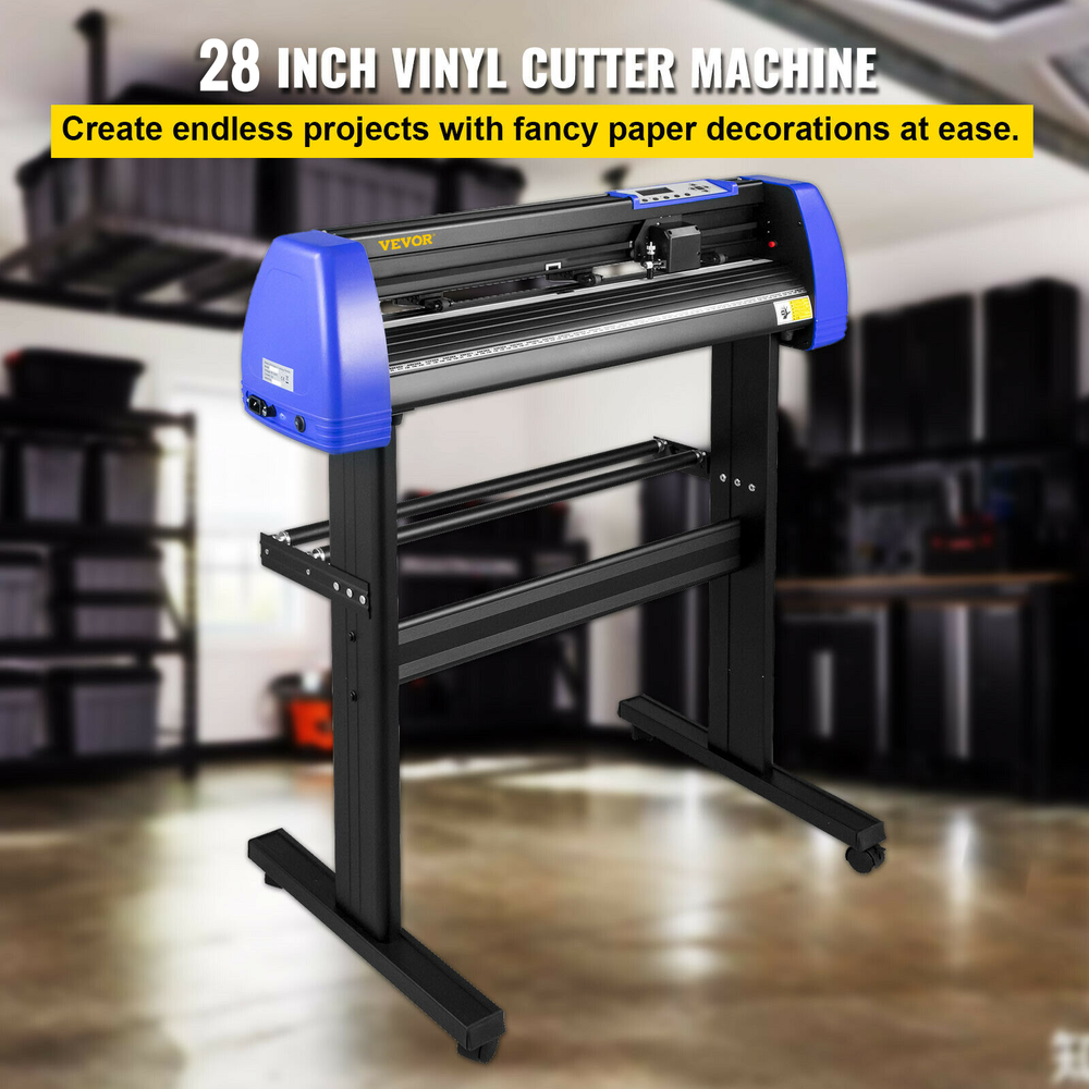 VEVOR 28" Vinyl Cutter/Plotter Cutting Machine w/Signmaster Software 20 Blades