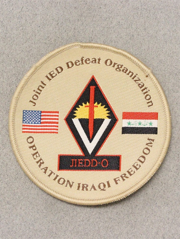 Army patch 6483: Joint IED Defeat Organization, Iraq - woven