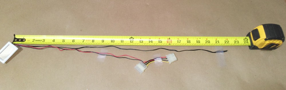 NEW Digital LCD Fahrenheit Display Thermometer PC Temperature Sensor, 4pin Plug