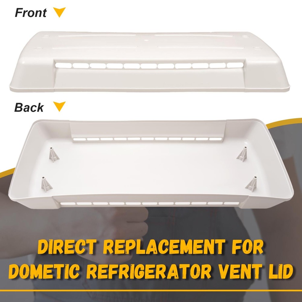 For Dometic Refrigerator Vent Cover RV Roof Lid Trailer Replacement Part #65528