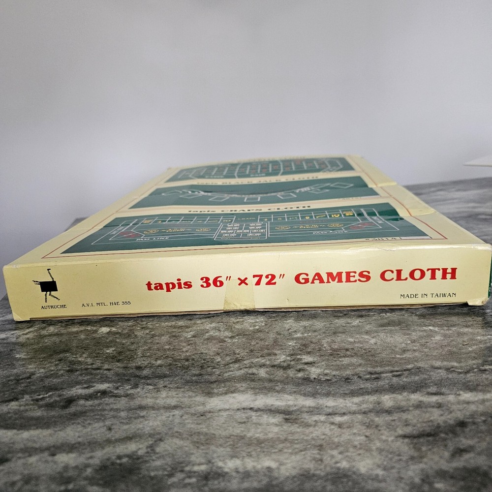 36x72" Casino Roulette Layout Felt Tabletop Cloth Mat
