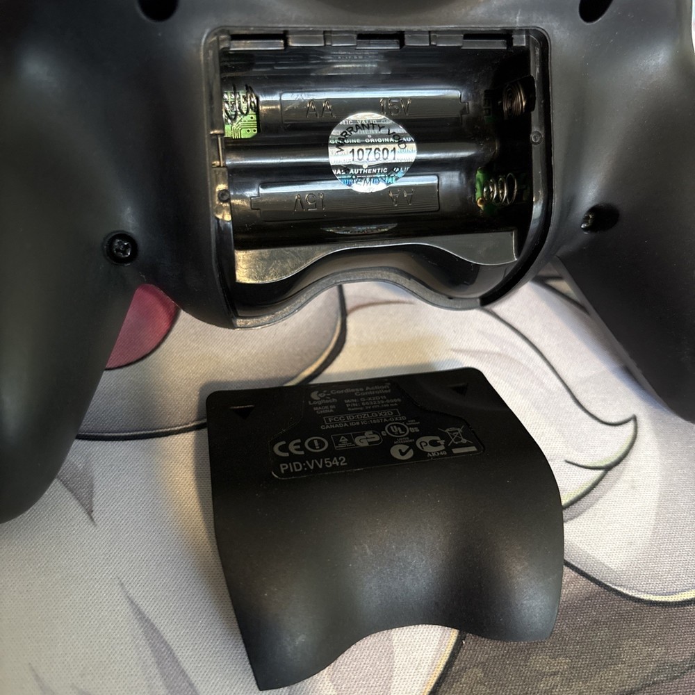 Logitech PS2 Wireless Cordless Action Controller Only No Dongle TESTED WORKS