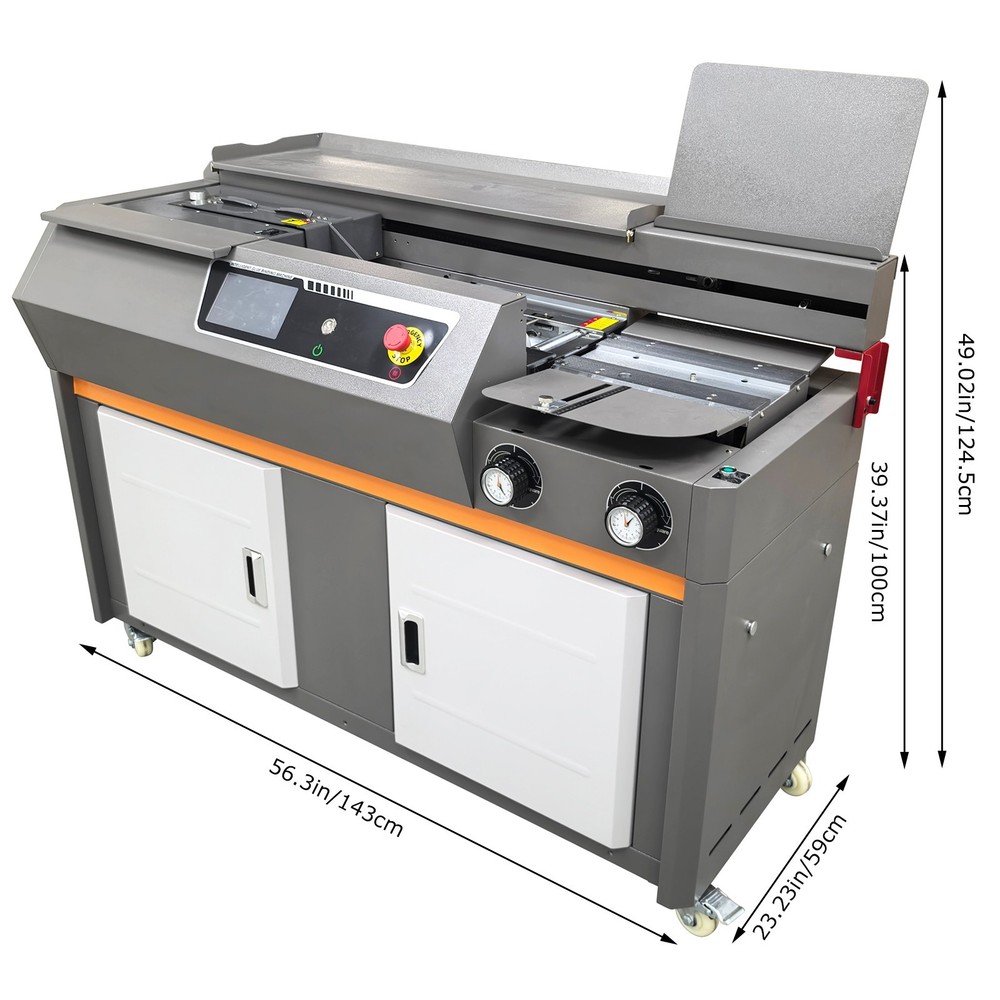 220V 1.9KW Side Glue Installation Machine Fully A4 Automatic Perfect Binding Mac