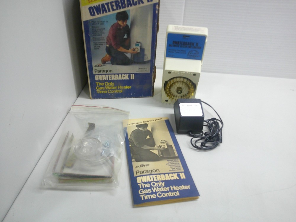 Paragon QWATERBACK II Natural Gas Water Heater Setback Control QB-II 24 hr Dial