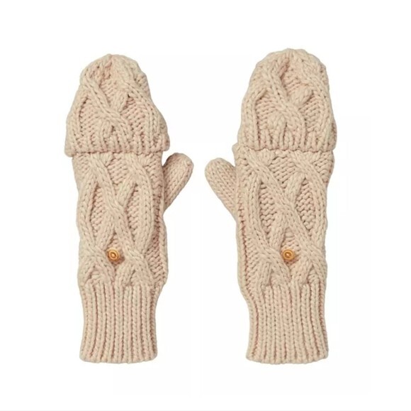 CALIA Cable Pop Top Mitten NWT