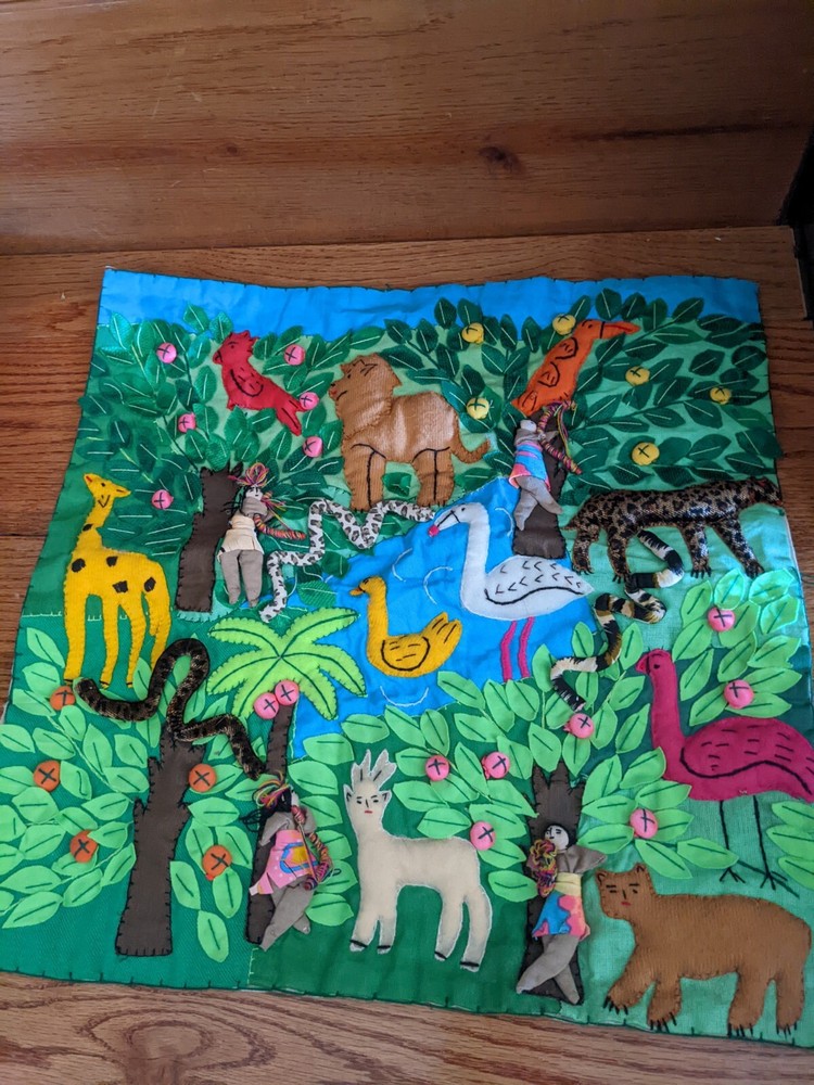 tapestry folk art peru textiles
