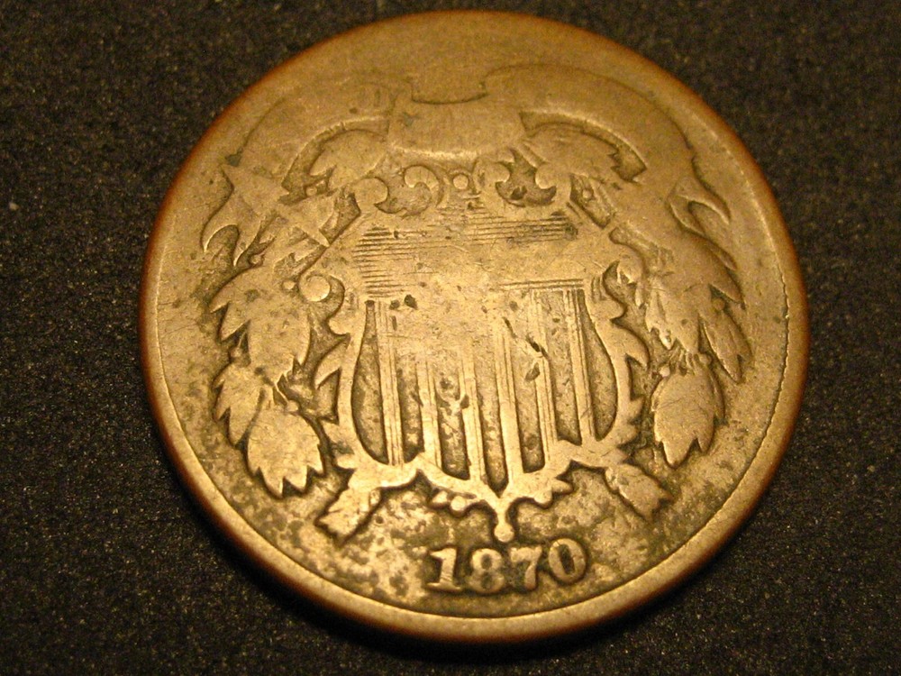 1870 Two Cent Piece BETTER DATE
