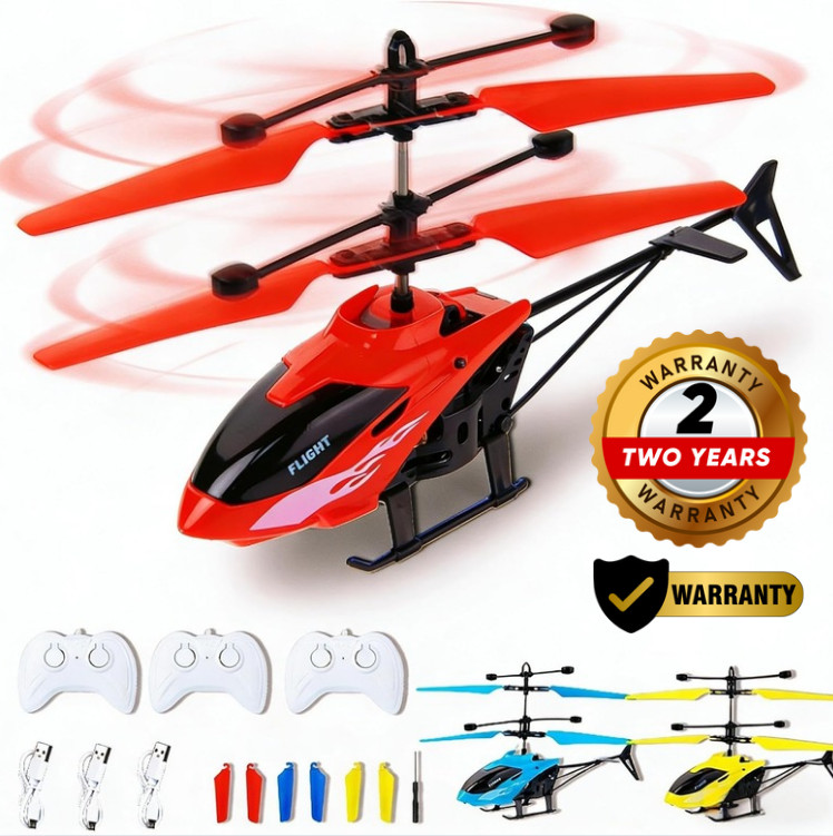 3 Pack Remote Control Helicopter Gesture Sensing Flying with 10Mins Flight