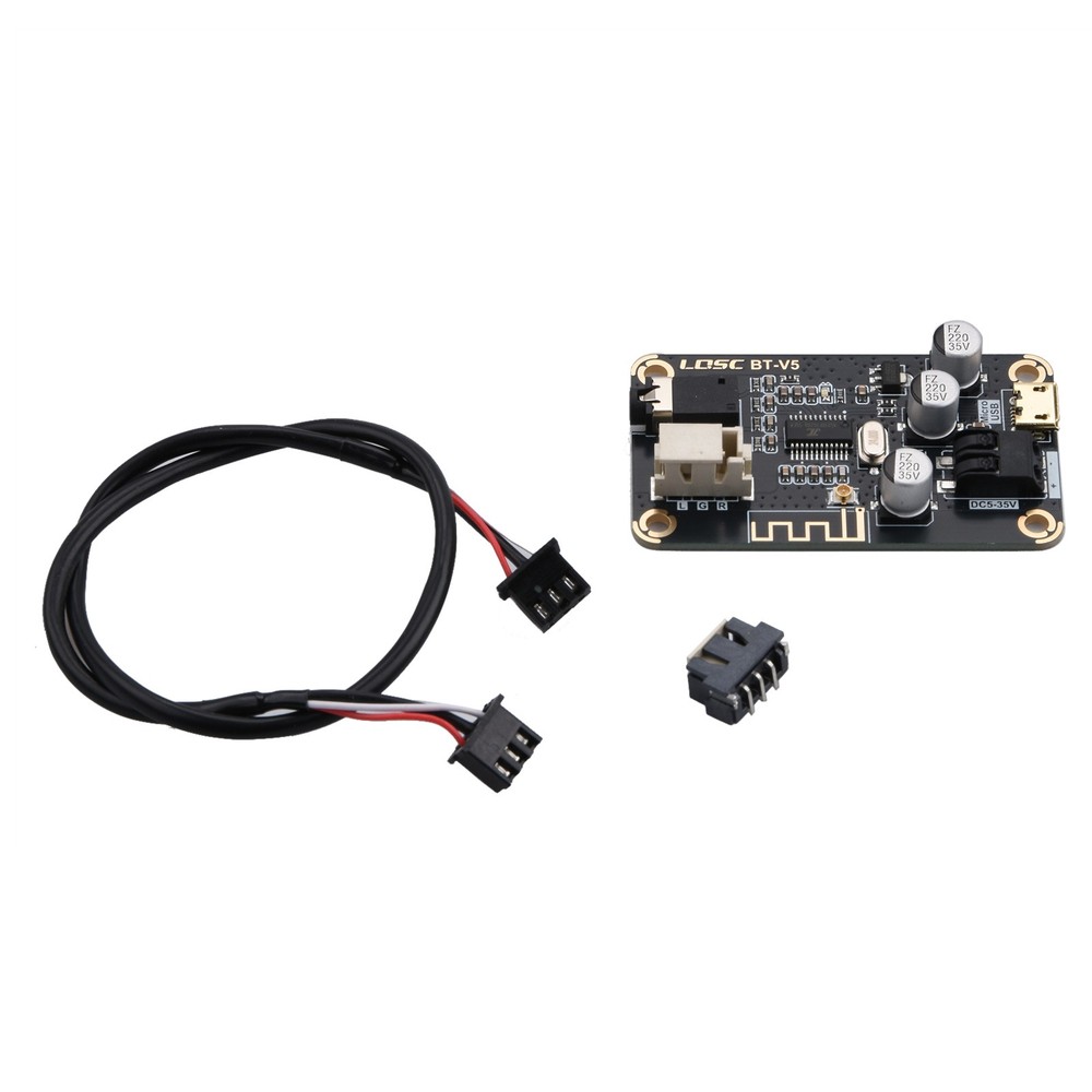 New Black Wireless MP3 Bluetooth4.2 Decoder Board Stereo Audio Receiver Module