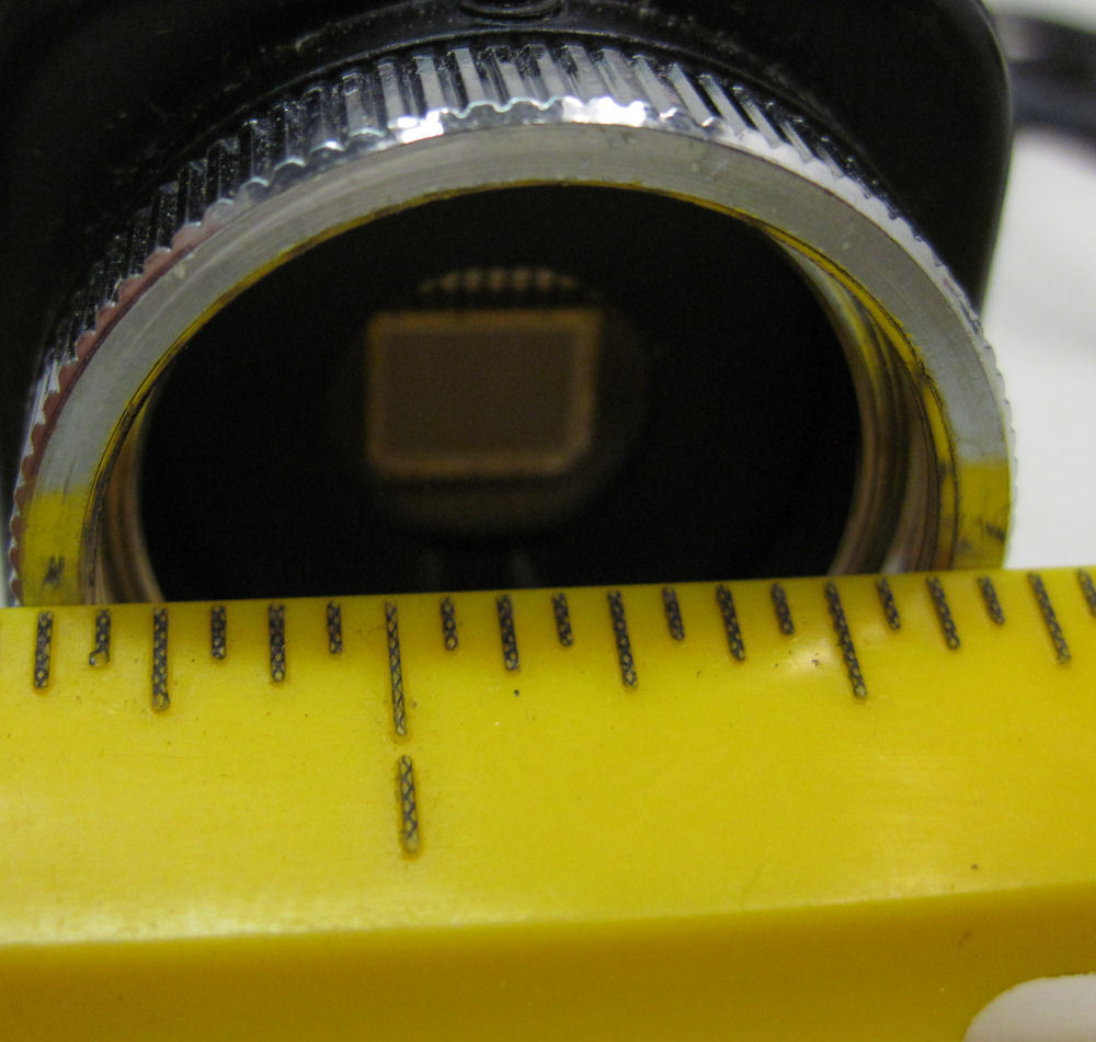 EIA Miniature CCD Camera, 12VDC, Model Unknown