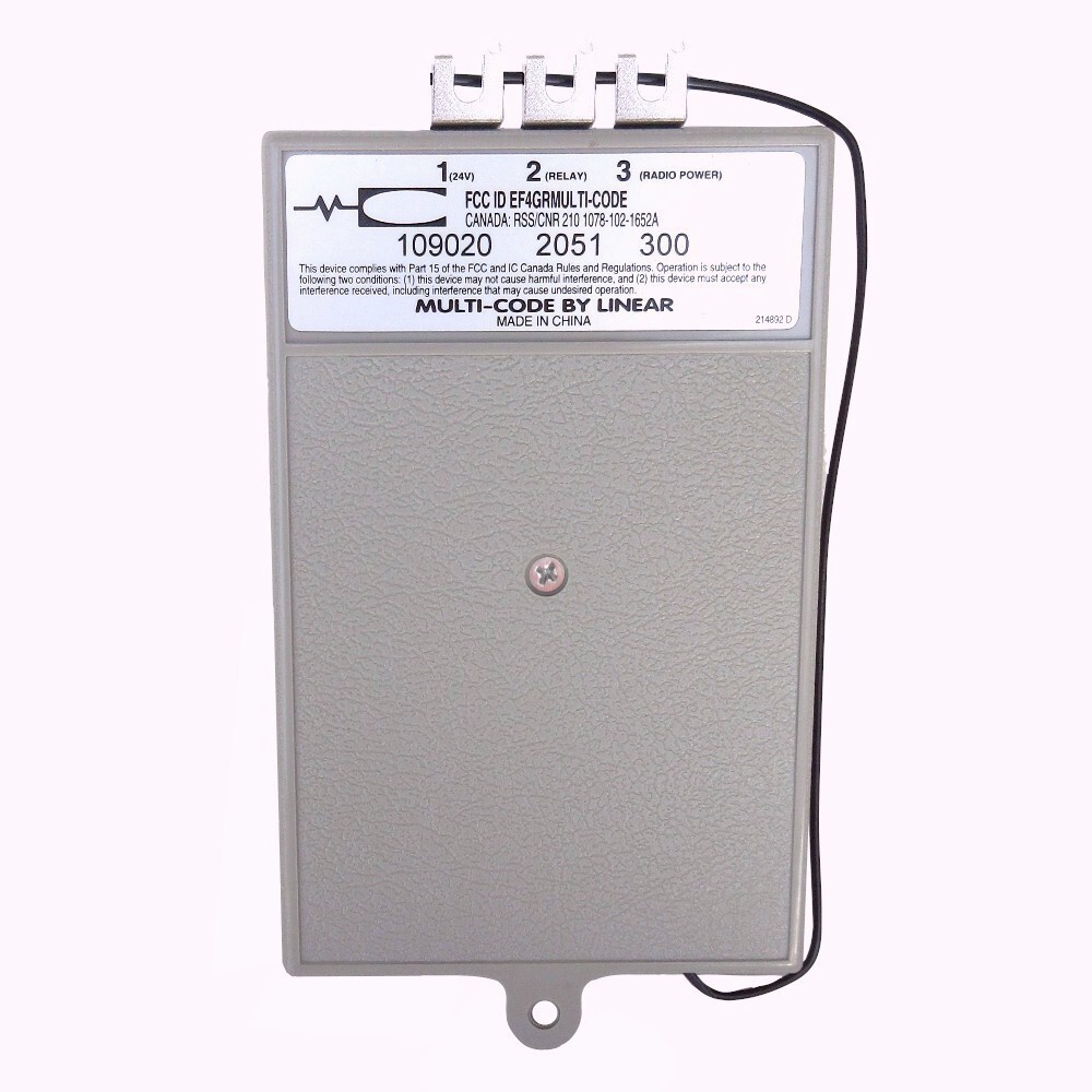 Multi-Code 1090 Gate Garage Radio Receiver MultiCode 109020 Linear MCS109020