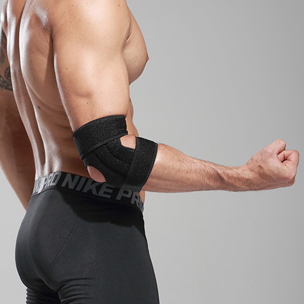 Adjustable Elbow Support Strap Padded Brace Tennis Compression Tendonitis Relief