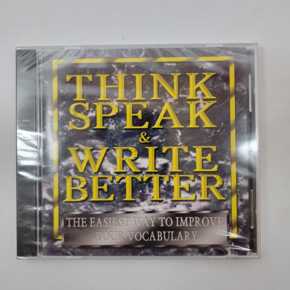 Think Speak & Write Better CD Vocabulary Improvement PC (New)
