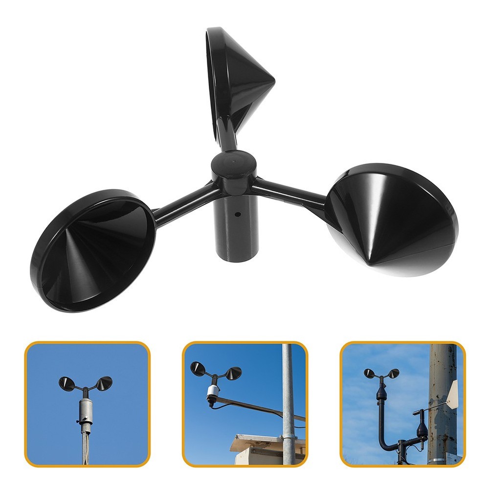 2 Pcs Replacement Anemometer Cup Handheld Wind Speed Speeds Tool
