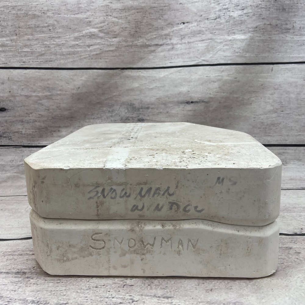 Ceramic Slip Casting Mold Snowman Figurine