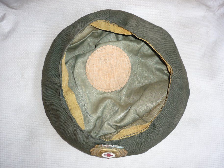 WWII Bulgaria Red Cross Hat RARE