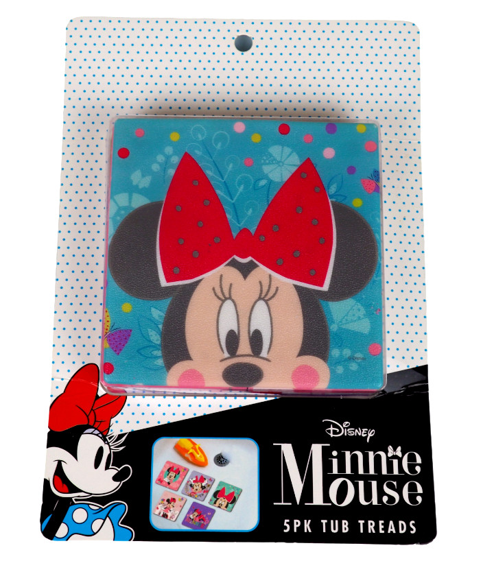 Disney Minnie Mouse Decorative Tub Treads 5 Pk