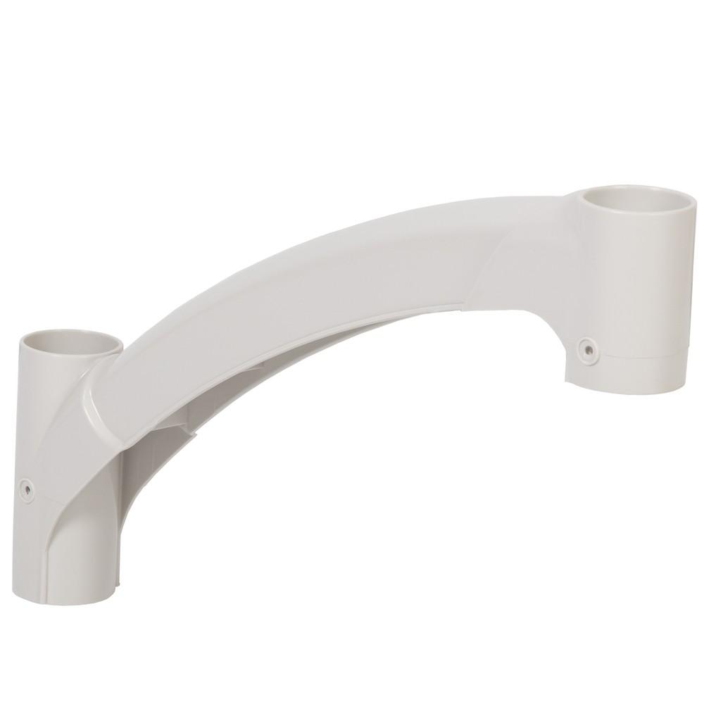 White Short Handrail For Above Ground BiltMor Swimming Pool Step