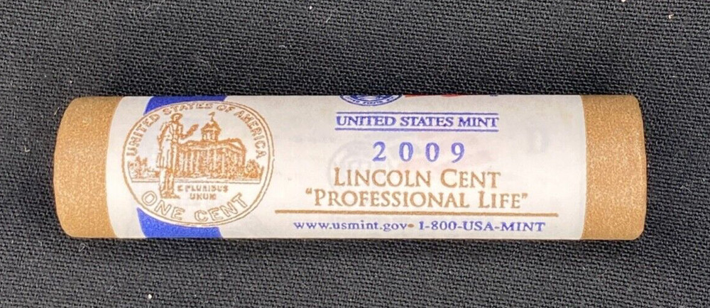 2009 Denver US Mint Issued Lincoln Cent Professional Life Reverse 1¢ Gem Unc.