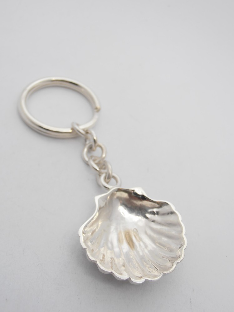 Capasanta: 925 Silver Keychain - Shell - St. James - Santiago