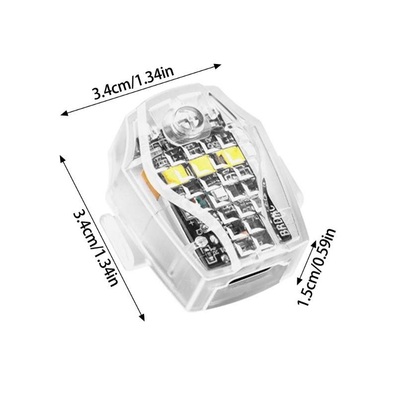 Night Flight Light Multifunctional UAV Warning Lamp 3 Color with Charging Wire