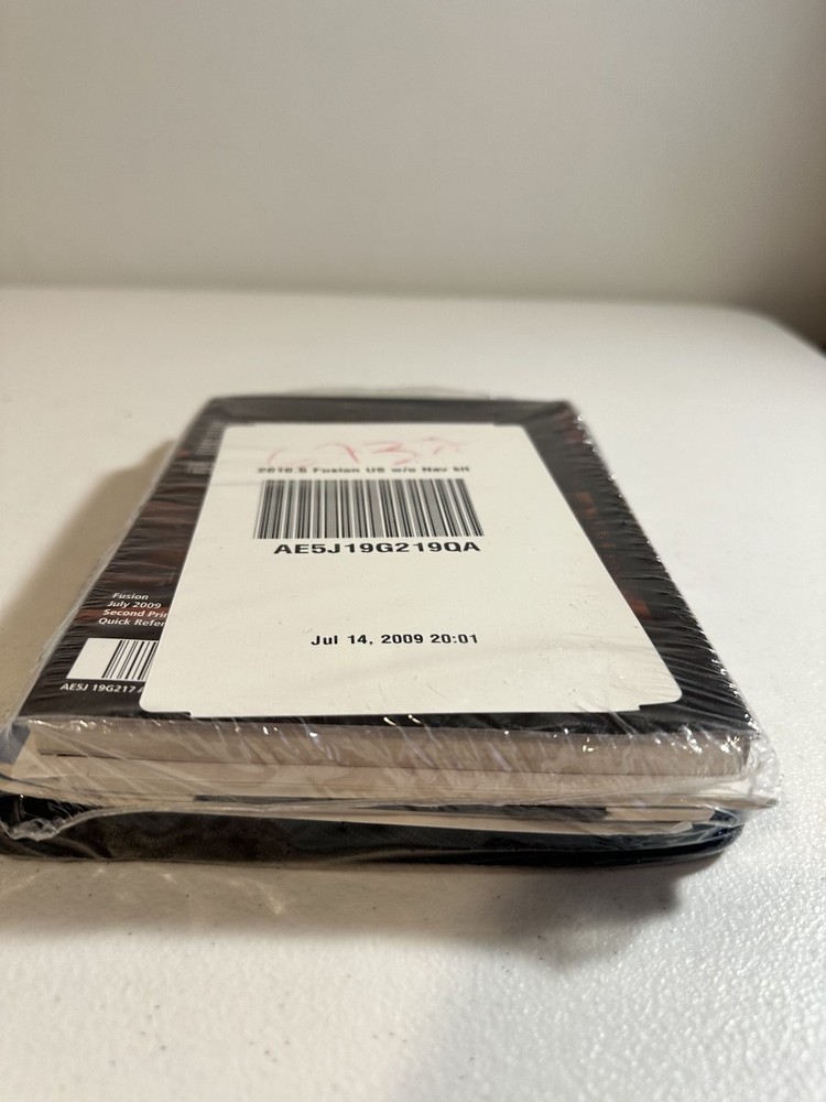 2009 Ford Fusion Owners' Manual Set