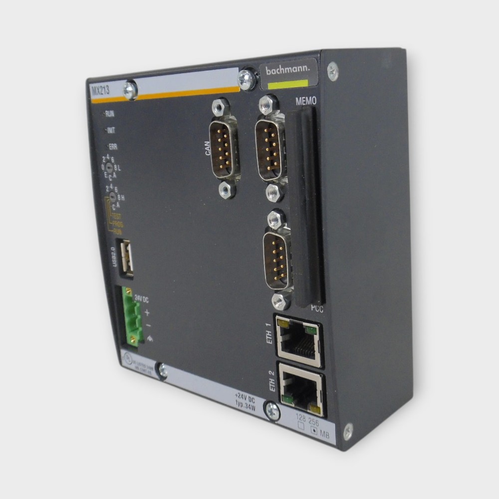 Bachmann MX213 CPU I/O Controller PLC Processor Module 00031491-00 *Bare/New*