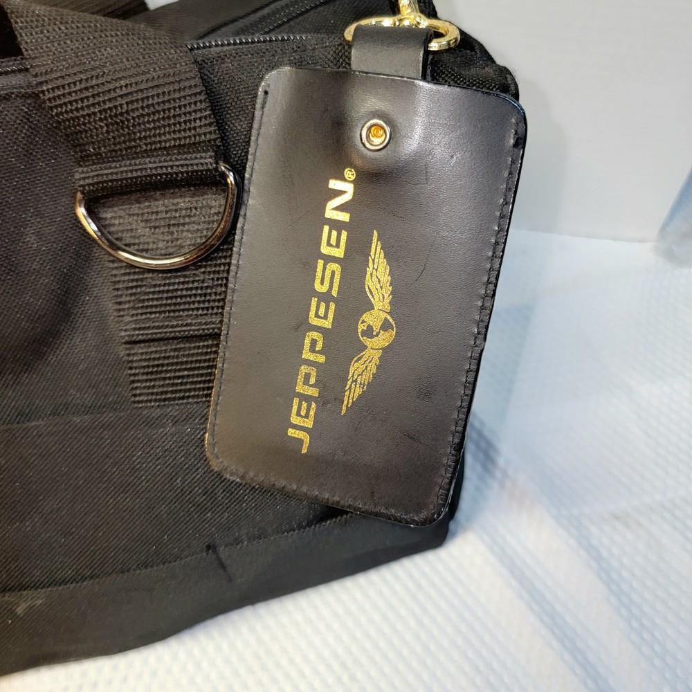 Jeppesen Flight Bag w Flight Tag Pilot or Student Aviator Headset Flight Tools