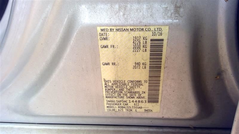 Chassis ECM BCM Body Control Fits 16-17 ALTIMA 6174