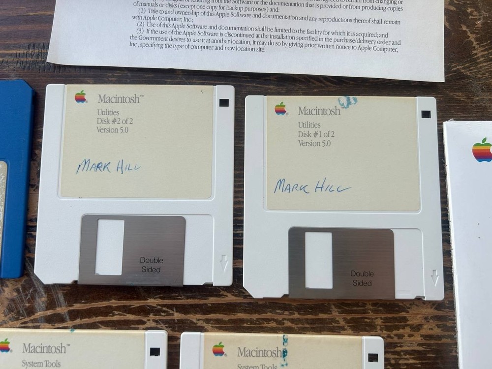 Apple Macintosh System Software Update Version 5.0 Boxed w Disks Manuals