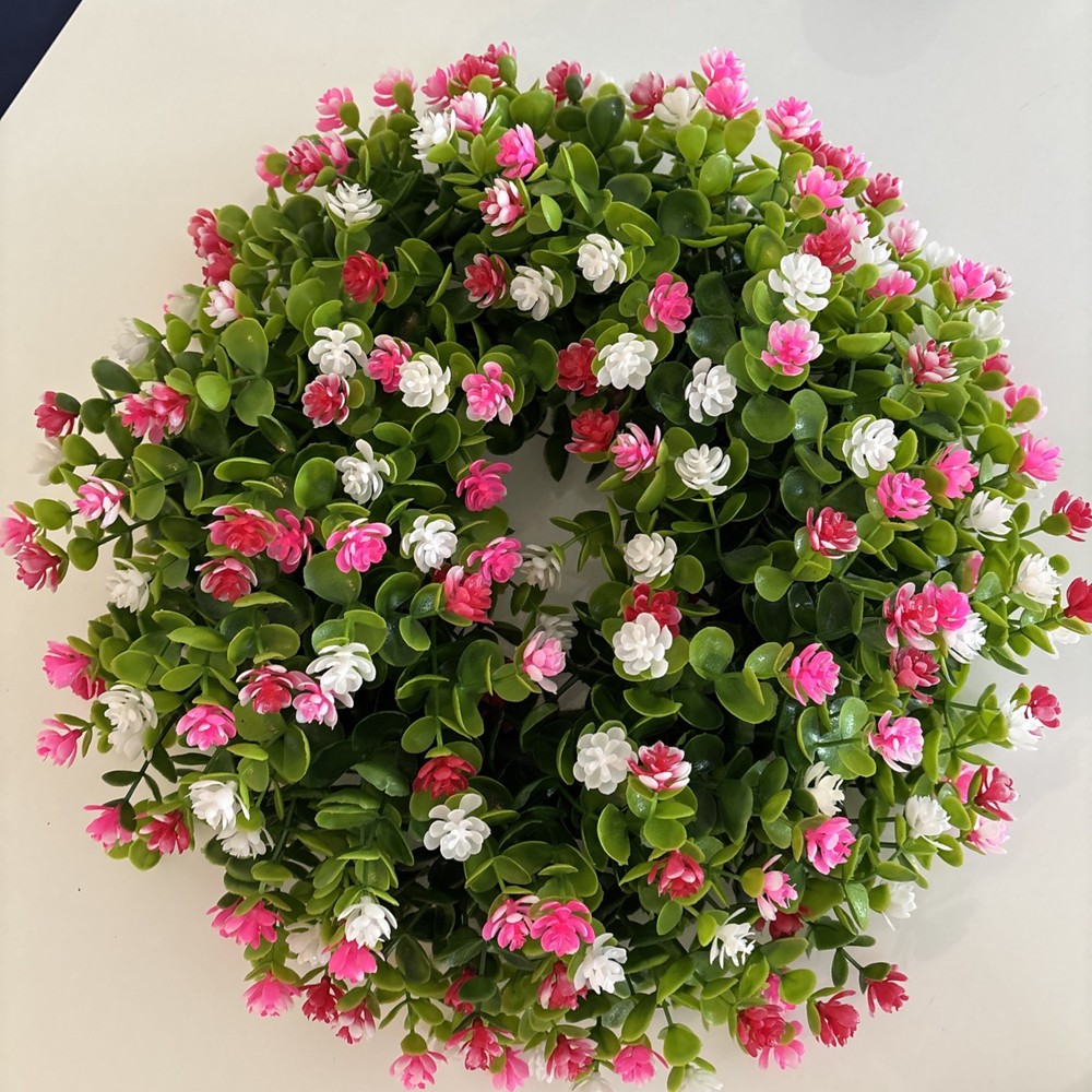 Spring Wreath Front Door