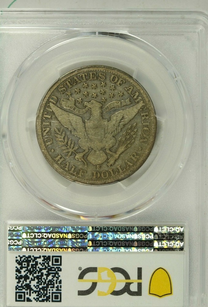 1904-S Barber Half Dollar : PCGS VG08