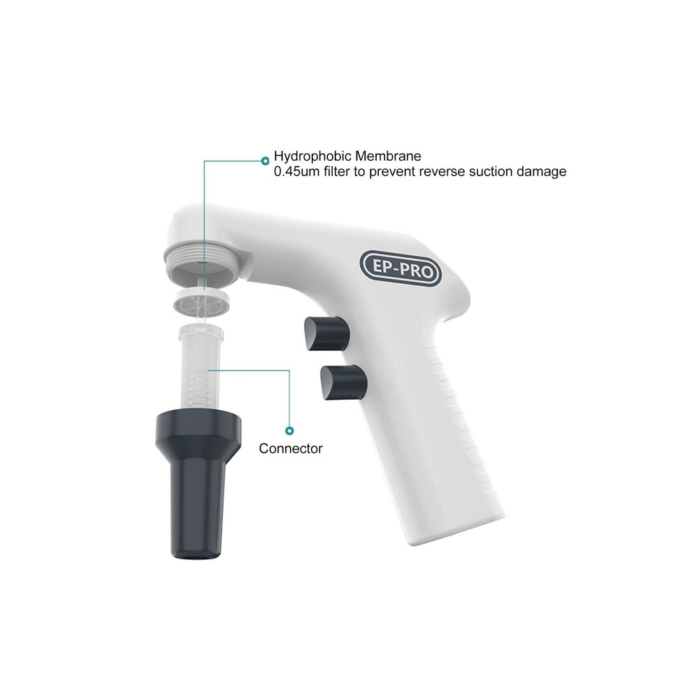 Electric Pipette Controller, 0.1-100ml Lab Digital Automatic Pipettor Motoriz...