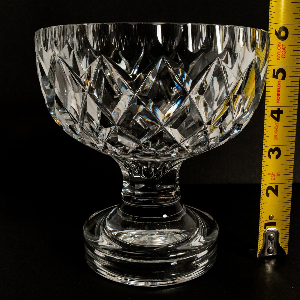 Crystal Compote Dish Unbranded