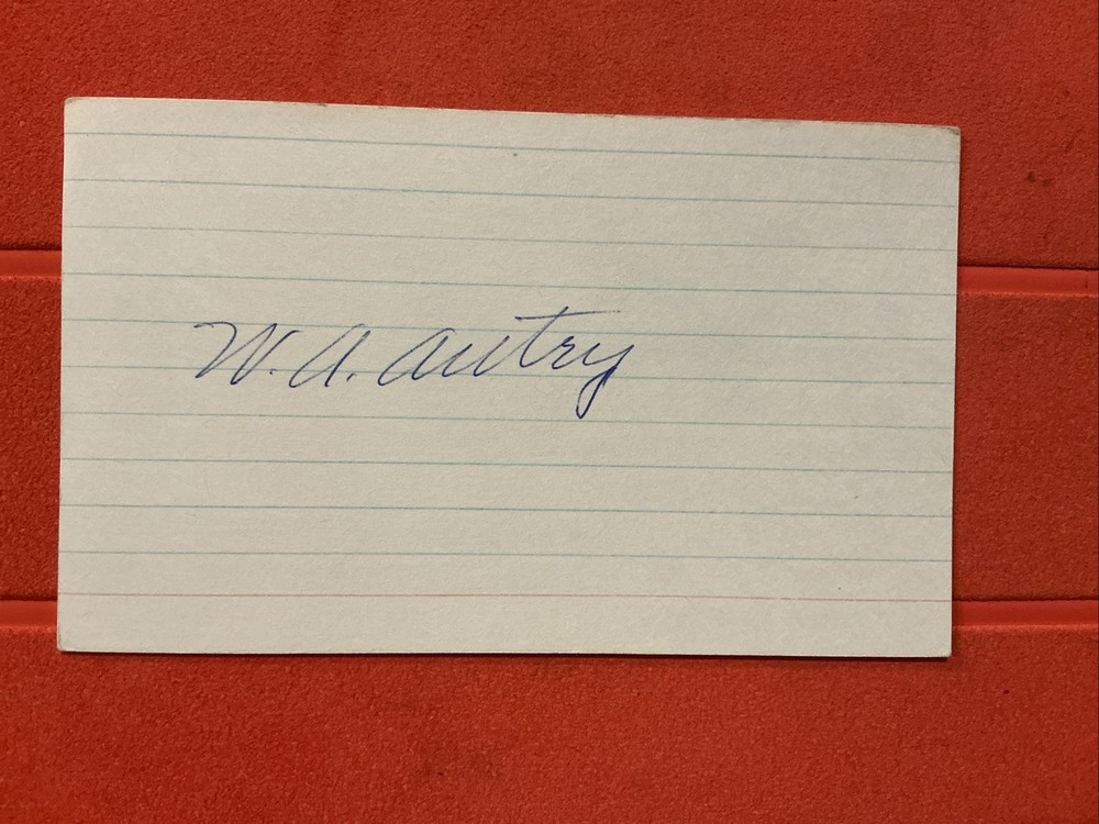 Chick Autry🔥🔥MLB Debut: 1907 Cincinnati Reds 🔥🔥Autograph🔥🔥