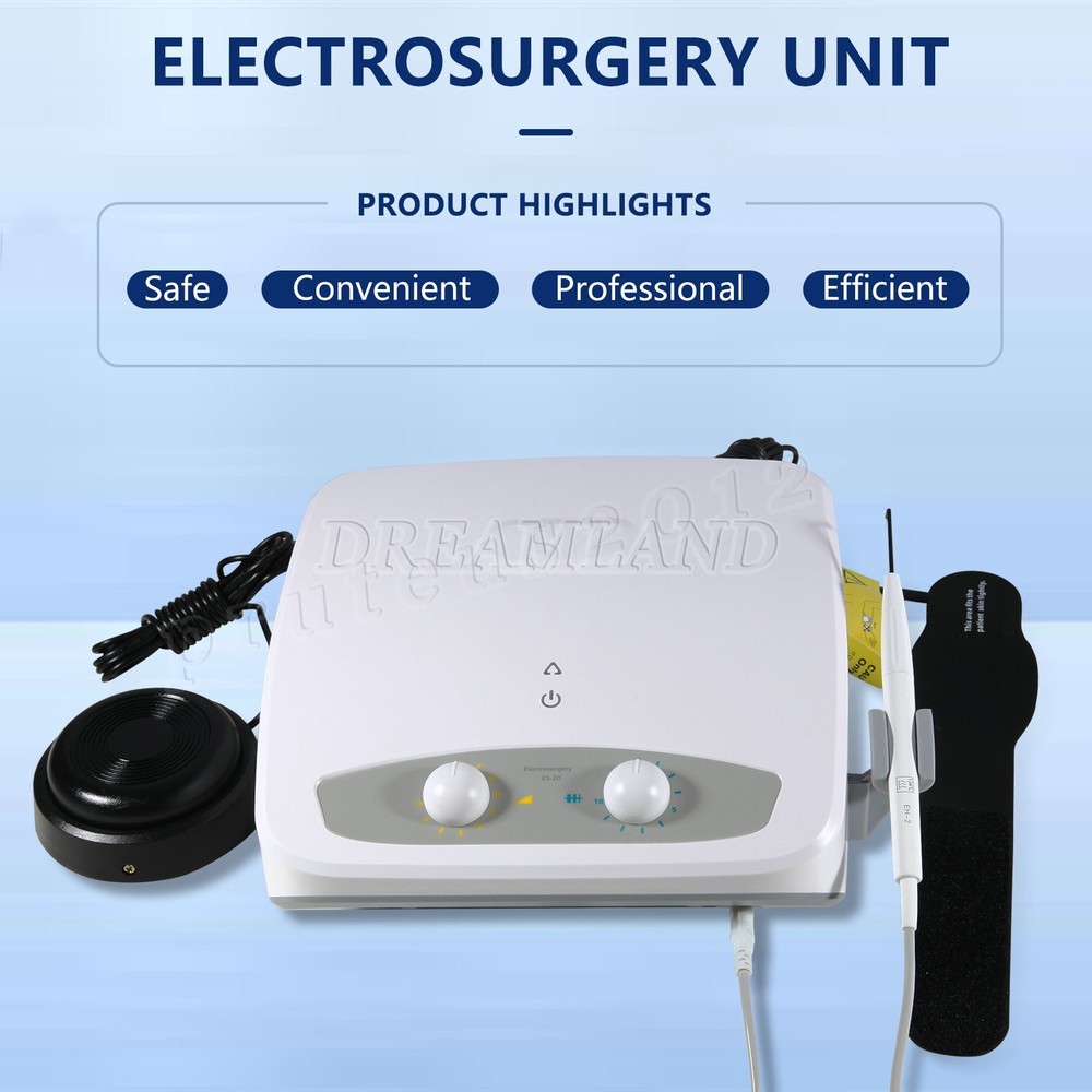 Electro Electrosurgery Unit Machine High Frequency Electric 7 Knife Tips CE